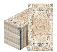 Yeaqee 100 Pcs Boho Napkins Paper Rustic Guest Towels 2 Ply Decorative Napkins Disposable Bathroom Napkins Retro Disposable Hand Towel for Kitchen Harvest Party Dinner (Boho)