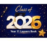 Year 11 Leavers Book Class of 2026: Secondary School Memory Book and Autograph Journal | Graduation Keepsake for High School Students, Friends, and Teachers | Starry Blue & Gold Edition