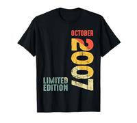 Year 2007 October 2007 Retro 2007 Vintage 2007 Since 2007 T-Shirt