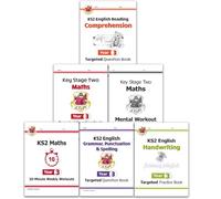 Year 3 Maths and English Home Learning Workbook Bundle for 7 to 8 year olds KS2