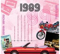 Year CDs - 23rd Anniversary Gifts - 1989 Chart Hits CD and 1989 Year (Anniversary) Card