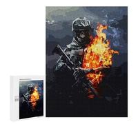 Year-End Present: Battlefield, 500 PCS, Decorative Jigsaw for Grown-Ups, for Relaxing Solo Or Group Play