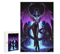 Year-End Present: Demon Queen Lilith with Snakes And Wings, 1000 PCS, Decorative Jigsaw for Grown-Ups, for Relaxing Solo Or Group Play