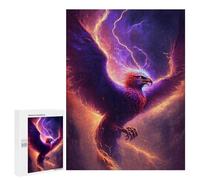 Year-End Present: Electric Phoenix Flight, 500 PCS, Decorative Jigsaw for Grown-Ups, for Relaxing Solo Or Group Play