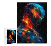 Year-End Present: Ember Soul - The Burning Within, 500 PCS, Decorative Jigsaw for Grown-Ups, for Relaxing Solo Or Group Play
