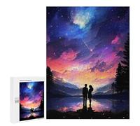 Year-End Present: Eternal Starlight, 500 PCS, Wooden Picture Puzzle for Grown-Ups; for Shared Table Time