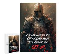 Year-End Present: Get Up Soldier, 500 PCS, Wooden Brain Teaser for Adults, for Mindful Indoor Entertainment