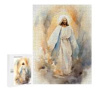 Year-End Present - Jesus Christ - The Resurrection, Wooden Brain Teaser for Adults, 500 PCS; for Couples, Friends And Family