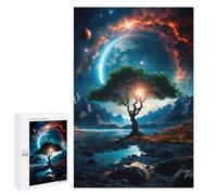 Year-End Present - Lost Earth, Wooden Picture Puzzle for Grown-Ups, 1000 PCS - to Assemble, Frame And Display