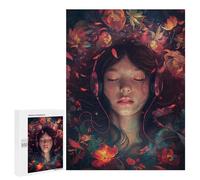 Year-End Present - Melodys Grace, Wooden Picture Puzzle for Grown-Ups, 500 PCS - to Assemble, Frame And Display