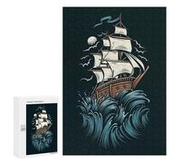 Year-End Present: Sailor Struggle, 300 PCS, Adult Tabletop Puzzle, for Relaxing Solo Or Group Play