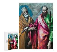 Year-End Present - Saint Peter And Saint Paul, Wooden Brain Teaser for Adults, 500 PCS; for Couples, Friends And Family
