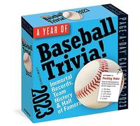 Year of Baseball Trivia! Page-A-Day Calendar 2023: Immortal Records, Team History & Hall of Famers
