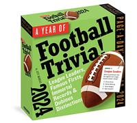 Year of Football Trivia! Page-A-Day Calendar 2024: League Leaders, Famous Firsts, Immortal Records & Dubious Distinctions