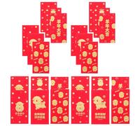 Year of Goat Lucky Packets with Gold-Stamped Styles Paper Envelopes | Festive Goat Zodiac Motifs, Fade-resistant Inks, Fine Texture Paper, for Gifts and Celebrations Random Style