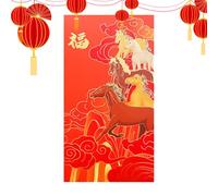 Year of Horse Red Envelopes - Portable Money Packet,2026 Spring Festival Red Pocket - for Wedding Home Gathering Son Daughter Family Friends Kids Adults Neighbors
