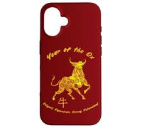 Year Of Ox Traits Chinese Zodiac Chinese New Year Case for iPhone 16