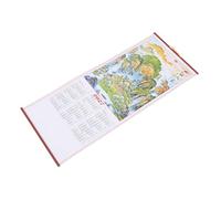 Year of RAM Chinese Paper Scroll Wall Calendar 2027 | Daily Tear-off Planner, 24 Solar Terms Included, Elegant Sheep and Clouds Motif, Natural Rattan Texture