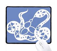 Year Of Snake Animal China Zodiac Mouse Mat With Stitched Edges Mousemat Durable Desk Mat For Laptop Office Travel 25X30Cm