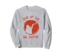 Year Of The Big Shofar Funny Jewish New Year Apple Honey Sweatshirt