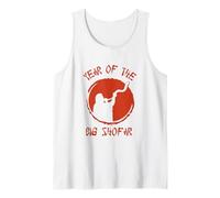 Year of The Big Shofar Funny Jewish New Year Apple Honey Tank Top