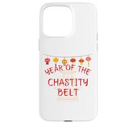 Year of the Chastity Belt - Sexy Chinese New Year Gifts Case for iPhone 15 Pro Max