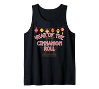 Year of the Cinnamon Roll - Funny Chinese New Year Gifts Tank Top