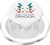 Year Of The Dragon Chinese New Year 2024 Wood Dragon PopSockets PopGrip for MagSafe