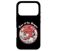 Year of the Dragon Red Dragon Rising from Waves Case for iPhone 17 Pro