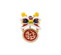 Year of the Dragon Red Festive Brooch Women's Fortune-making Lion-making Corsage Elegant Pin Clothes