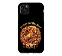 Year of the Fire Goat 2027 Mythical Ornate Golden Zodiac Case for iPhone 11 Pro Max