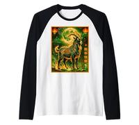Year of The Fire Goat Chinese Lunar New Year 2027 Raglan Baseball Tee