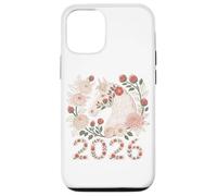 Year Of The Fire Horse 2026 Floral Chinese Zodiac Case for iPhone 12/12 Pro