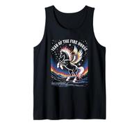 Year of The Fire Horse Zodiac Art Chinese New Year Tank Top