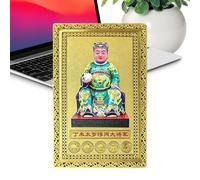 Year Of The Goat Metal Card Metal 2027 Blessing Prosperity Symbol