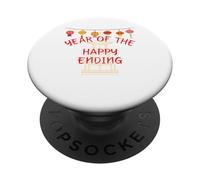 Year of the Happy Ending - Sexy Chinese New Year Gifts PopSockets Adhesive PopGrip