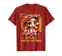 Year Of The Horse 2026 Chinese Lunar New Year 2026 Boys Kids T-Shirt