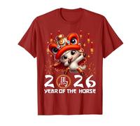 Year of The Horse 2026 Chinese Lunar New Year Zodiac Horse T-Shirt