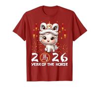 Year of The Horse 2026 Chinese Lunar New Year Zodiac Horse T-Shirt