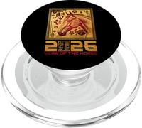 Year of the Horse 2026 Chinese New Year Lunar Zodiac Vintage PopSockets PopGrip for MagSafe