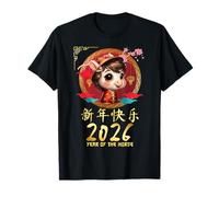 Year Of The Horse 2026 Cute Chinese Lunar New Year 2026 Kids T-Shirt