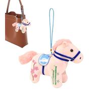 Year of the Horse 2026 Ornament - Plush Backpack Pendant - New Year Stuffed Animal - for Teens Adults Fashion Enthusiasts Students Collectors Animal Lovers Birthday Party School Shopping