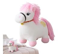 Year of the Horse 2026 Plush | Mascot Horse Soft Doll Toy | Auspicious Toy 2026 Chinese New Year Mascot Plush Doll for Bedroom Living Room Nursery Sofa Car Shelf Bedside Decoration Kids Adults