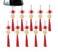 Year Of The Horse Chinese Knot | Gold Portable Commemorative Coin - Chinese Horse Mascot Ornament - for Cars Bags Shop School Offices Cafes Bookstores Living Room Bookshelves