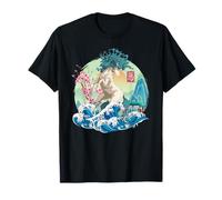 Year of The Horse Chinese Zodiac Lunar New Year Zen Wave T-Shirt