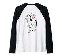 Year of the Horse - Chinese Zodiac NEW YEAR 2026 Raglan Baseball Tee