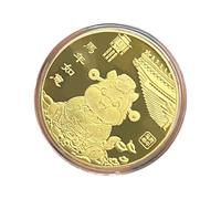 Year Of The Horse Coin - Blessing Coin Collectibles | 2026 Year Of The Horse Souvenir Blessing Keepsake Chinese New Luck Collection for Adults Kids Desks Bookcases Home Women Decoration