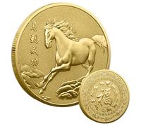 Year Of The Horse Coin,Good Luck Collectible Coin | 2026 Year Of The Horse Keepsake Luck Charm Blessing Collection Souvenir for Adults Kids Chinese New Home Decoration