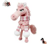 Year of the Horse Lucky Mascot, Year of the Horse 2026, Good Luck Guardian Plush Toy, Small Charm Symbolizing Strength, Courage, Balance, and Moving Forward (#B)