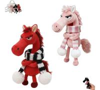 Year of the Horse Lucky Mascot, Year of the Horse 2026, Good Luck Guardian Plush Toy, Small Charm Symbolizing Strength, Courage, Balance, and Moving Forward (#A&B)